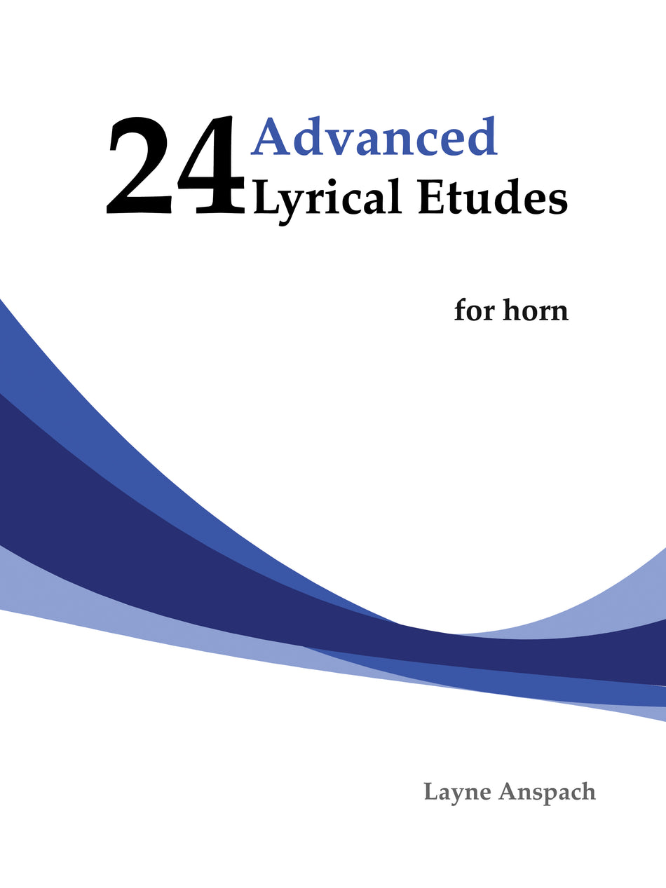 24 Advanced Lyrical Etudes for Horn