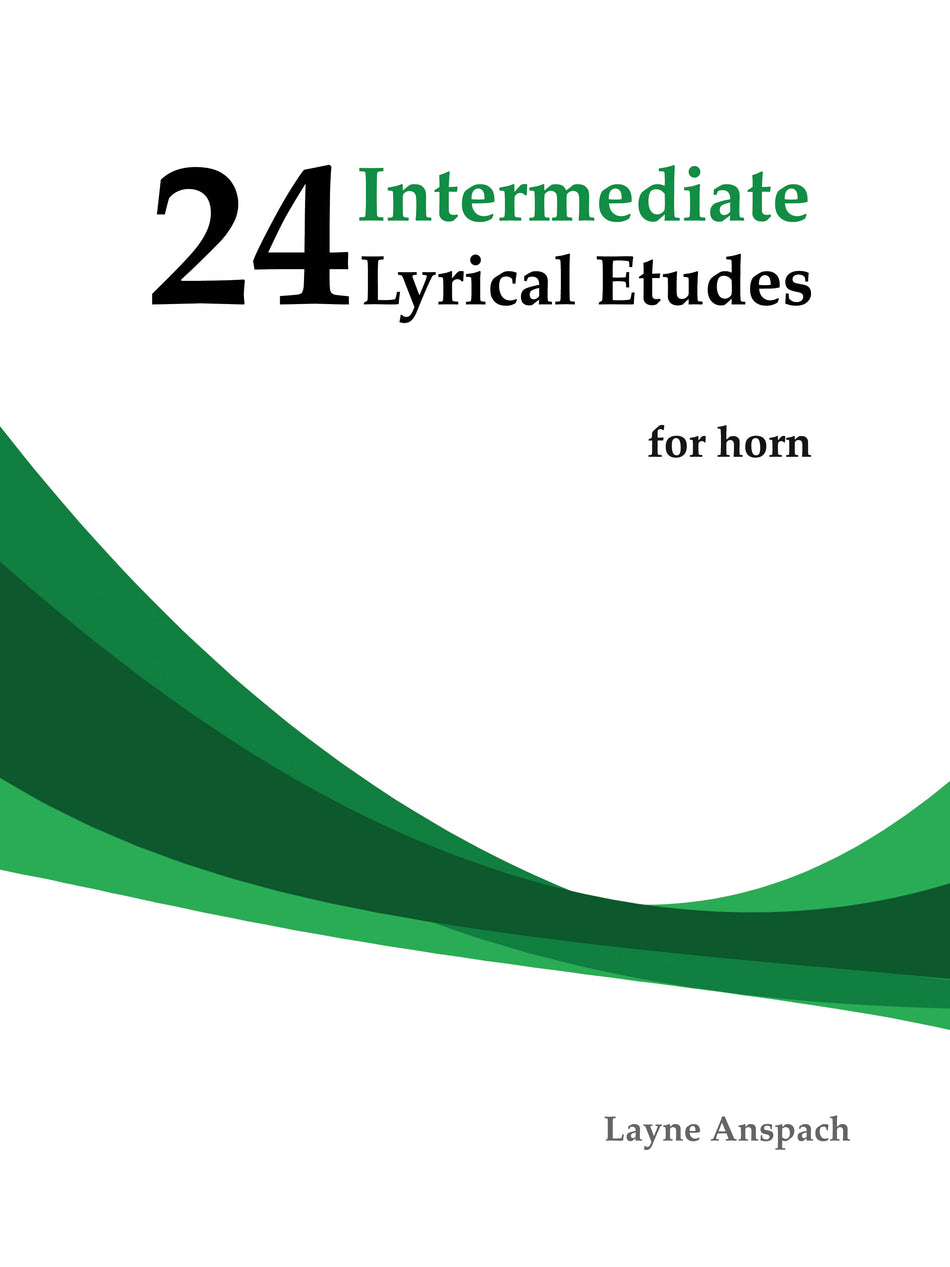24 Intermediate Lyrical Etudes for Horn