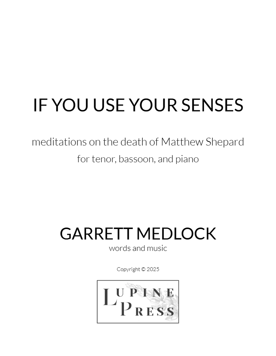 If You Use Your Senses