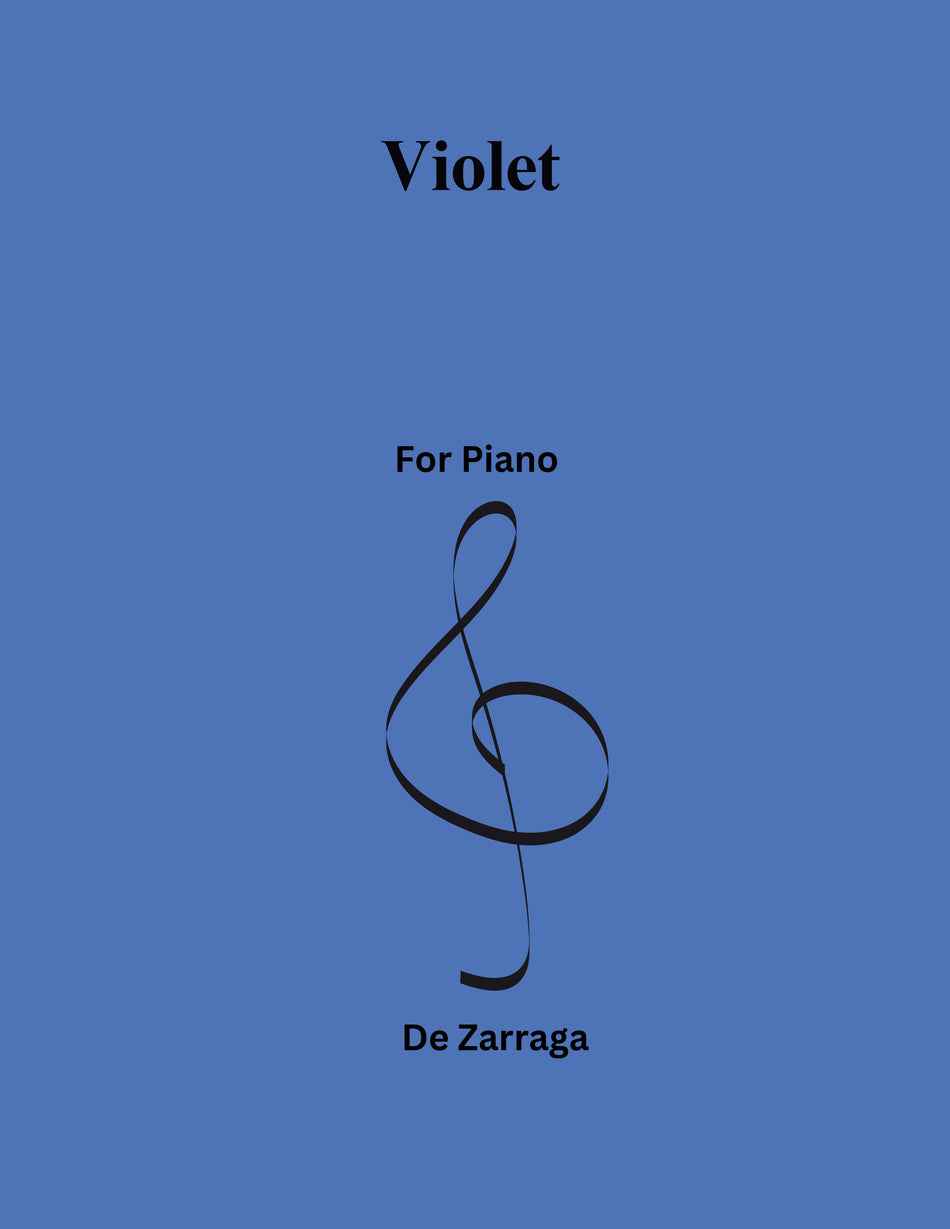 Violets For Piano